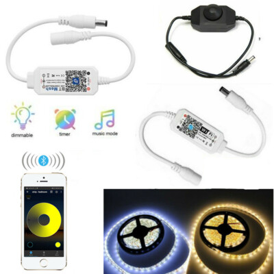 2pin Wifi Bluetooth APP warmweiß kaltweiß LED Controller Remote Steuerung Dimmer