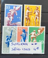 TIMBRES SURINAME SERIE 1969 NEUFS ** MNH