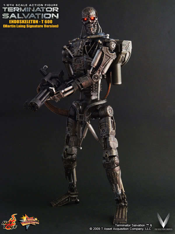 HOT TOYS MMS97 TERMINATOR 2 T-600 MARTIN LIANG SIGNATURE VER 1/6