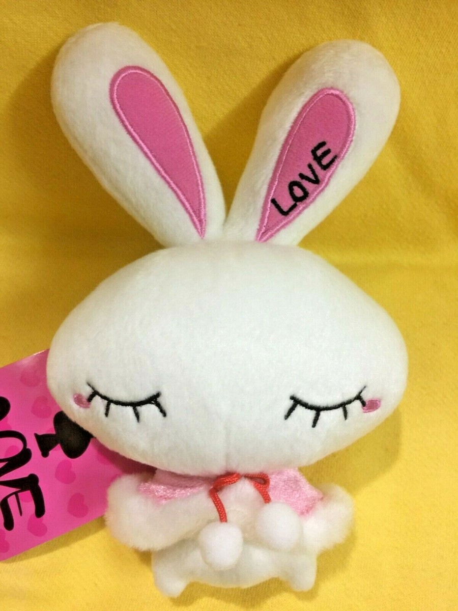 Ai Otsuka Love Rabbit Bunny Pink Velvet Gown 7'' Plush FuRyu Japan