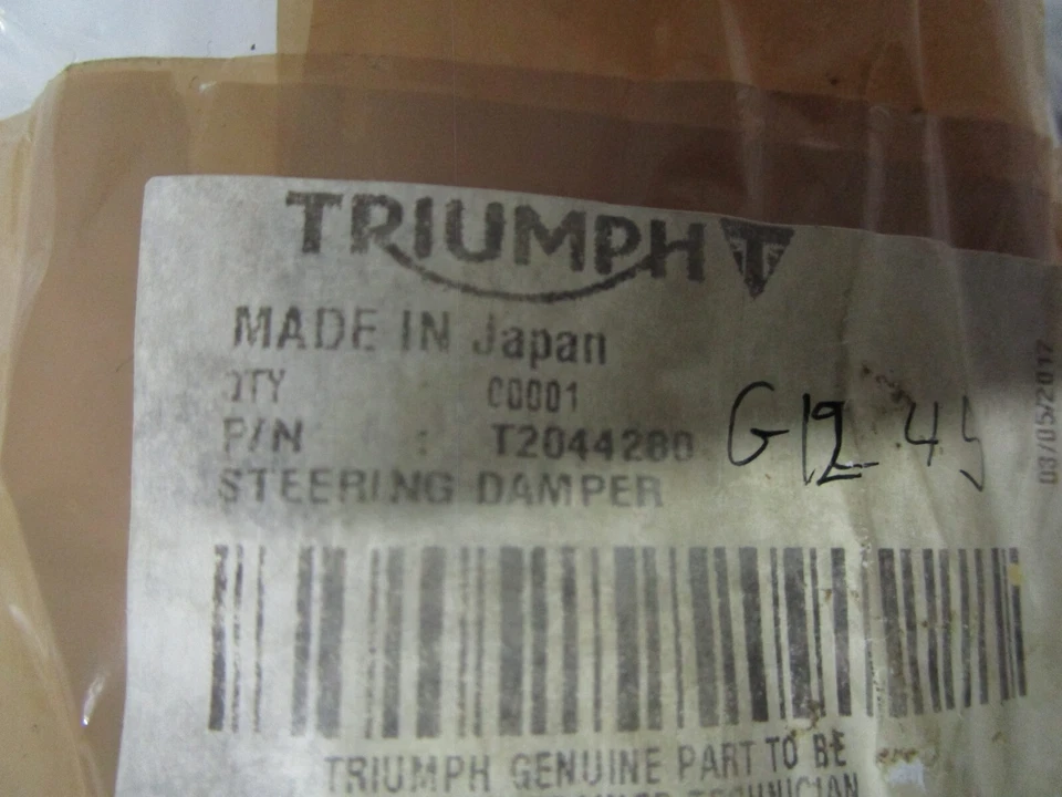 Amortiguador de dirección Triumph Daytona 675 06-20 T2044280 Foto 4 de 4