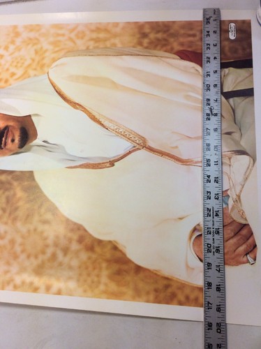 Póster fotográfico brillante King Fahd bin Abdulaziz Al Saud 27""x20"" recuerdos históricos - Imagen 11 de 12