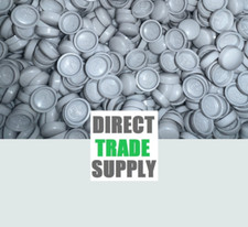 Decorative Plastic Two Piece Gloss Screw Cap Covers 6-8 Gauge Screws - 13.1mm