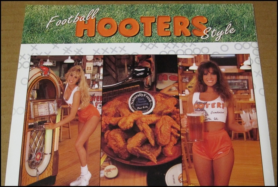 1994 Hooters Restaurant Print Ad Advertisement Madison Wisconsin