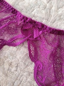 Agent Provocateur Knickers Love Orchid Suspender Garter Belt Size 3 NEW