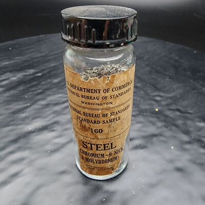 NBS/NIST Standard Reference Material 160 Chromium Nickel Molybdenum Steel  