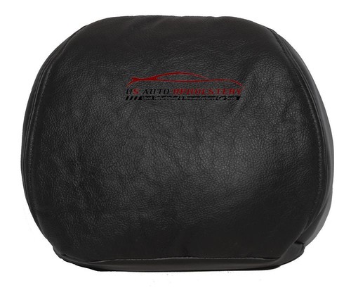 2003 Compatible with Hummer H2 Head Rest OEM Replacement Leather Cover Black - Picture 4 of 4