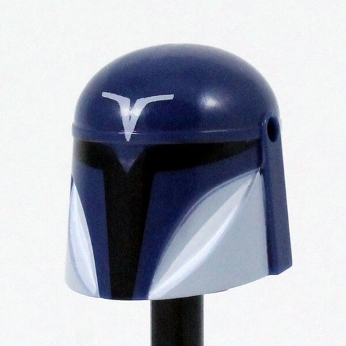 Clone Army Customs MANDALORIAN HELMET for SW Minifigures -Pick Color!- - Afbeelding 14 van 33