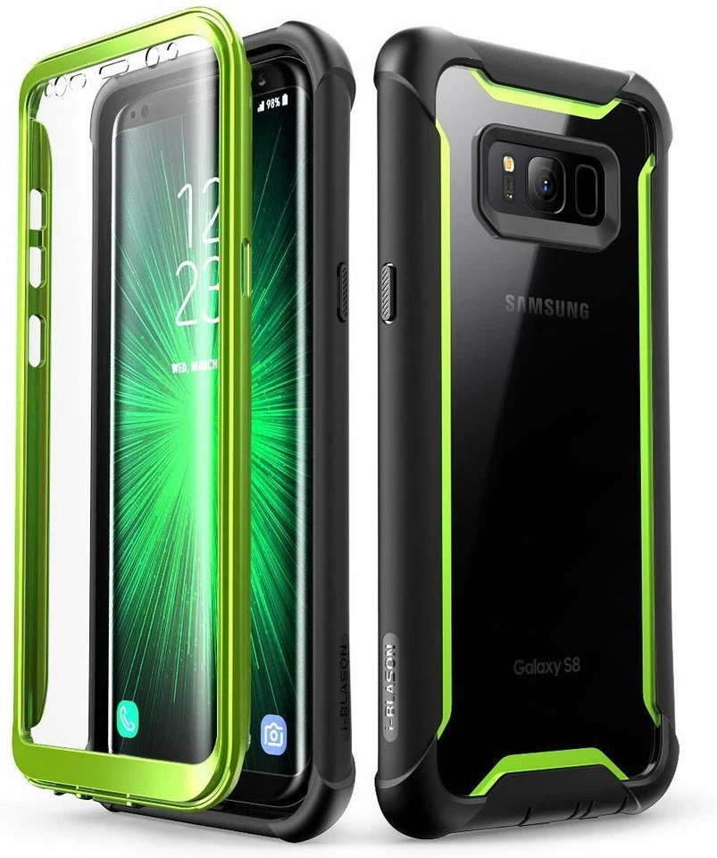 i-Blason Para Samsung Galaxy S8+ Plus, Capa Protetora Transparente 360 Capa Completa com Tela - Imagem 3 de 4