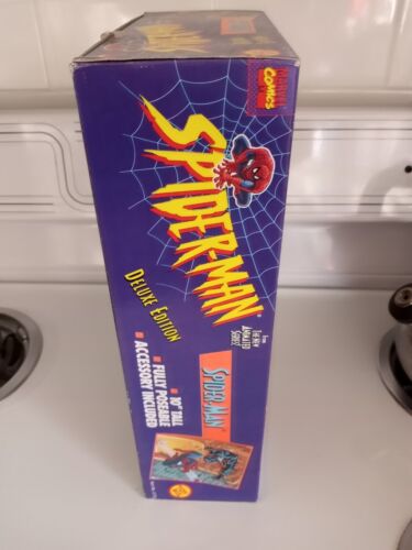 1994 10” SPIDER-MAN FIGURE DELUXE EDITION! FULLY POSEABLE! ACCESSORY INCLUDED - Picture 3 of 5