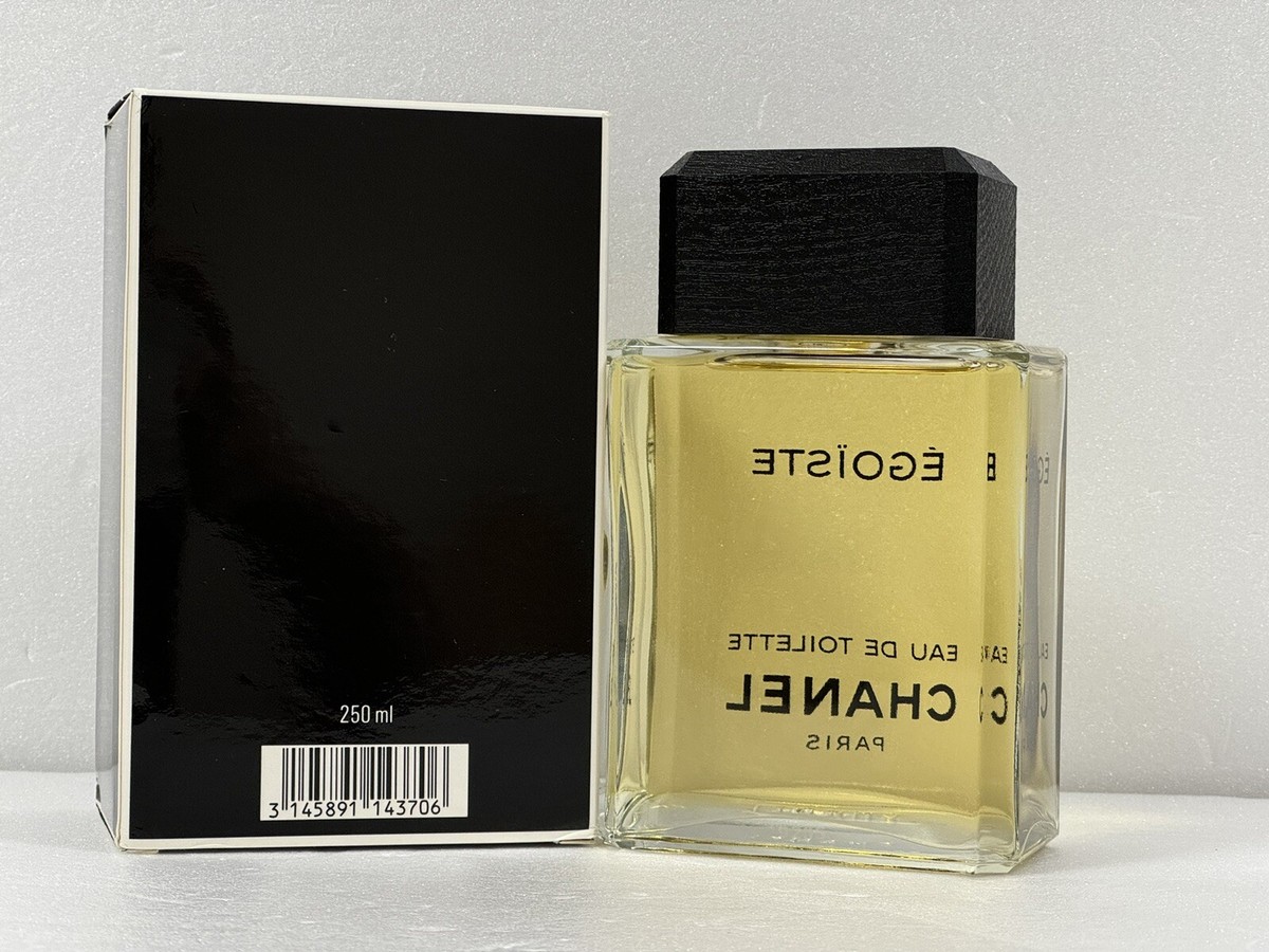CHANEL EGOISTE EDT 250ml 8.4fl oz Splash Vintage 1990 FULL CHANEL EGOISTE EDT 250ml 8.4fl oz Splash Vintage 1990 FULL