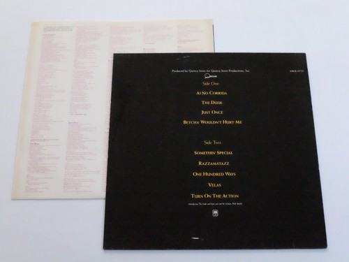 QUINCY JONES - THE DUDE LP EX VINYL Original UK 1st Press Album Ai No Corrida - Picture 4 of 5