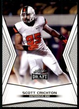 2014 Leaf Draft Scott Crichton Rookie Oregon State Beavers #51 NCAA Football