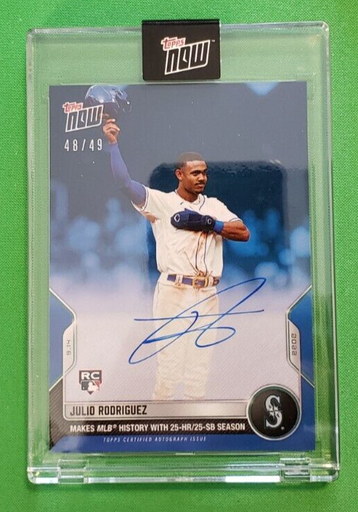 JULIO RODRIGUEZ サイン入りカード 09/25