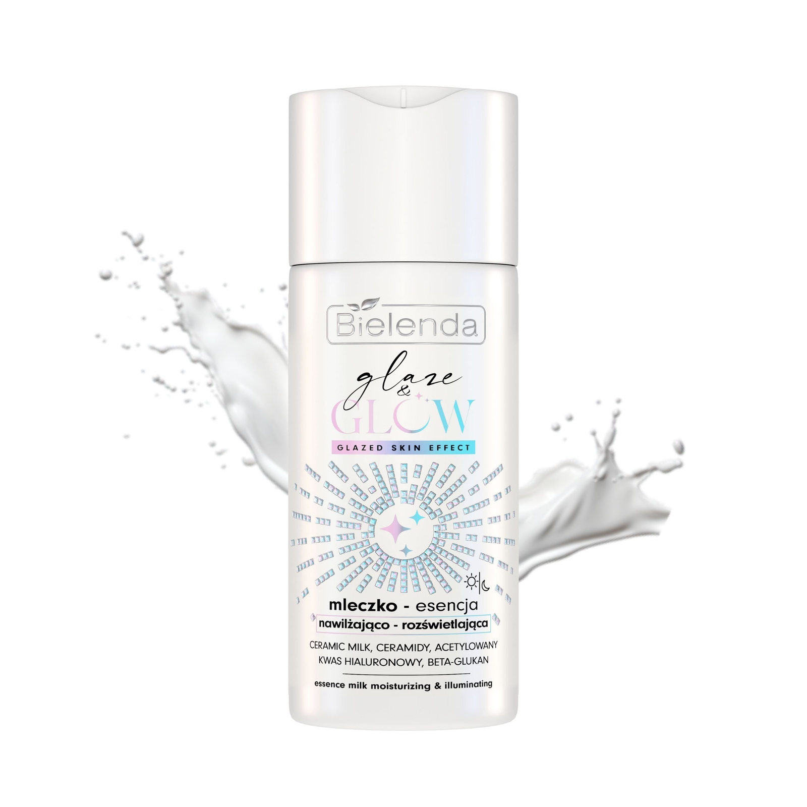 Bielenda Glaze & Glow Moisturizing Brightening Milk Essence Glazed Effect 120ml