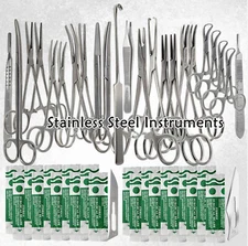 43 Pcs Premium Grade General Spay Pack Veterinary Surgical Instrument Kit