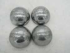 SET OF 4 USED BOSS MOTORSPORTS AEWC 3148 CHROME WHEEL RIM CENTER CAPS WITH WIRE