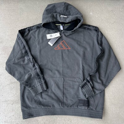NWT adidas x Daniel Patrick Men s Oversized Logo Hoodie Pullover Sweatshirt M