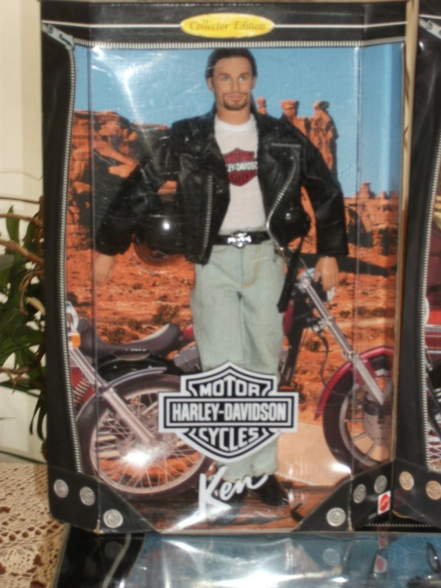 ヴィンテージ！バービーHARLEYーDAVIDSON Ken♡ Barbie Motor Harley-Davidson Cycles Set Barbie Ken and