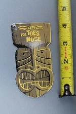 Toes on the Nose Longboard Shag Tiki Art Aloha V67A Vintage Surfing Clothing Tag