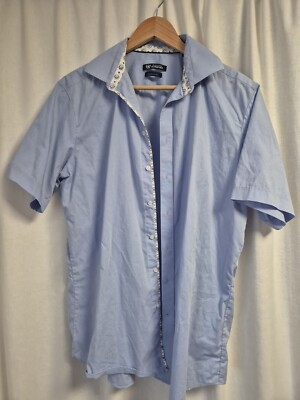 Dumore Herren Hemd Hellblau kurz Gr 41