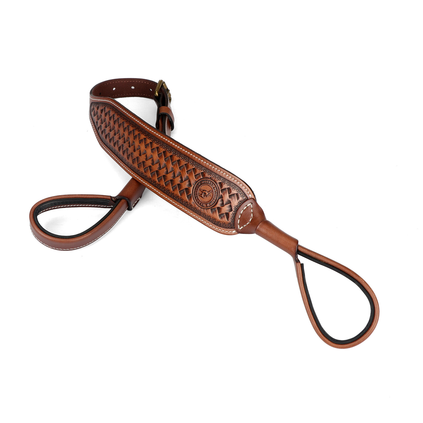 TOURBON Leather NO-Drill Gun Sling Hunting Rifle Shotgun Strap US-Special Offer