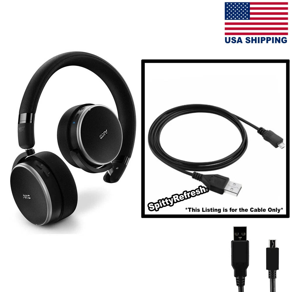 AKG N60NC Wireless Headphones USB Power Cable Transfer Replacement