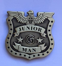 FBI Junior “G” Man Metal Badge