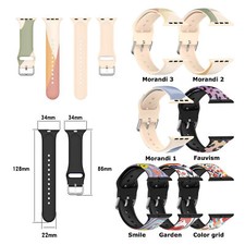 Silicone Watch Band Strap Sweatproof Wrist Strap for iWatch 1/2/3/4/5/6/7/SE