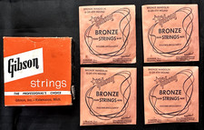 Vintage Gibson Brąz Mandolina i Mandolina Stringi banjo - G lub 4.