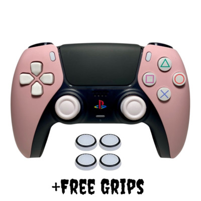 Sakura Pink PS5 Controller x Sony PlayStation 5 DualSense PC Custom Controller