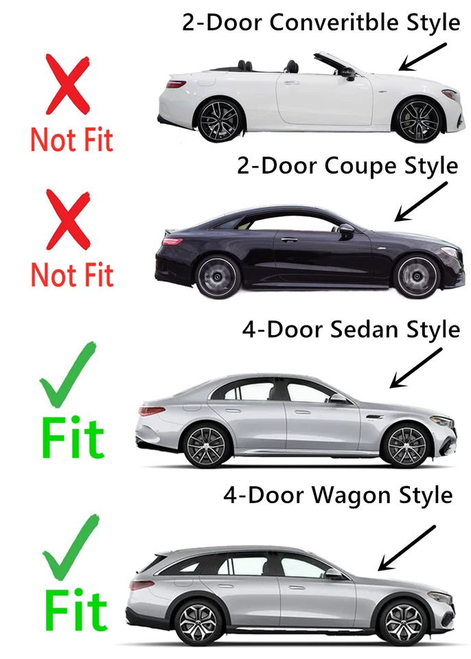 Fit Mercedes E300 E350 E400 E43 E450 E53 E63 Passenger Front Door Window Glass Foto 2 de 4