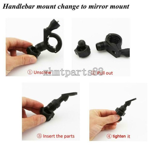 Handlebar Mount Phone Holder For Harley Electra Glide Ultra Classic FLHTCU FLHT - Picture 6 of 9