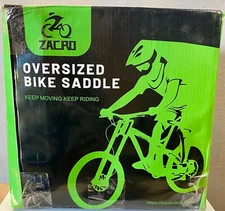 Zacro oversized bike seat New in box Black