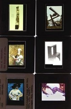 100 SLIDES OF VARIOUS ART