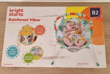 Bright Starts Rainforest Vibes Soothing Vibrations Baby Bouncer Infant Seat