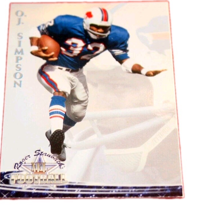 O. J. Simpson 1994 *Roger Staubach's NFL* Collectible Football