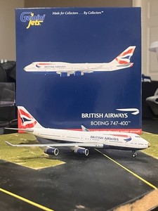 【激レア！70cm】英国航空 B747-400 1/100大型模型 G-BNLC british airways 747 | eBay