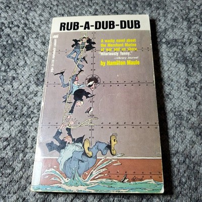 RUB-A-DUB-DUB Hamilton Maule 1969 First Printing Paperback Library Comic Novel