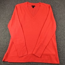 Halogen Sweater Womens Medium Merino Wool Ble...