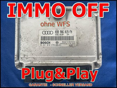 A3 1.9 TDI AXR IMMO OFF/PLUG&PLAY  038906019FH - 0281010670 Deu - 2 Arbeitstage