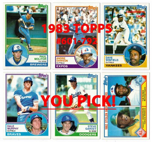 Dave Frost #656 1983 Topps card