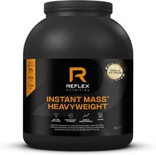 Reflex Nutrition Instant Mass Heavyweight Protein Shake Mix 2kg Vanilla Mass Gai 17.99 per kilo
