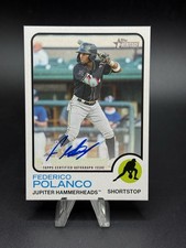 2022 Topps Heritage Minor League #ROA-FP Federico Polanco Real One Autographs