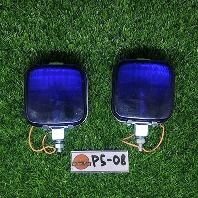 KENS Fog Light Blue Glass Lens 2x fits Porsche 911 FG SC 69-86 930 Turbo 914 NOS