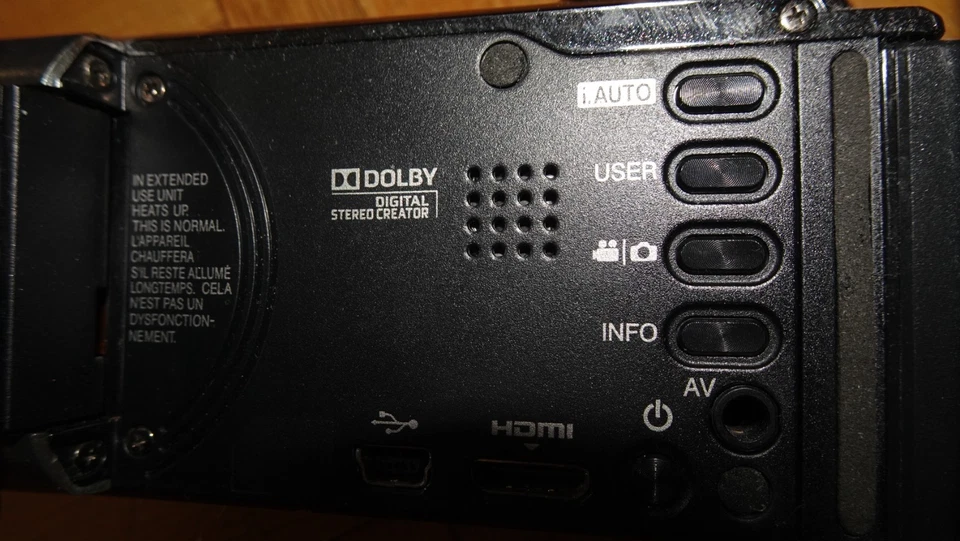 JVC HD camcorder Dual SD CARD 40x zoom GZ-HM440BBK UK Stecker Touch screen - Bild 4 von 4