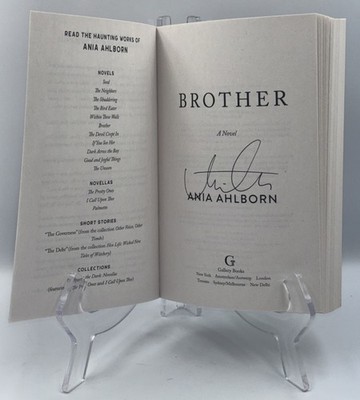ANIA AHLBORN BROTHER SIGNED AUTOGRAPHED PAPERBACK BOOK HORROR #3