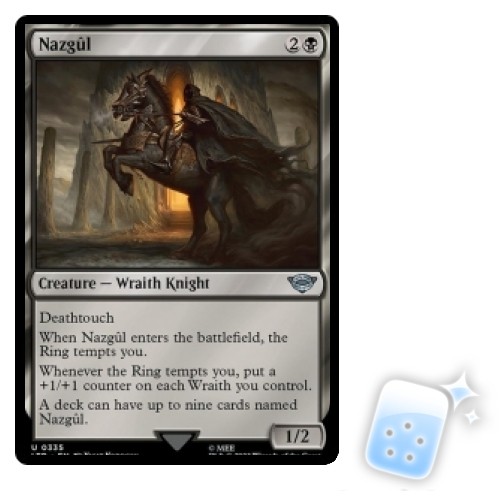 NAZGUL (335) The Lord Of The Rings Magic MTG MINT CARD