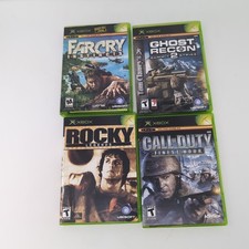 OG Xbox Game Lot: Ghost Recon 2 Rocky Legends Farcry 1 Call of Duty Finest Hour
