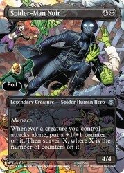 Spider-Man Noir (Borderless) 204 Foil - Marvel's Spider-Man